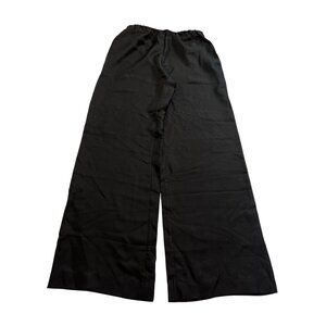 Venroy Silk Relaxed Pant in Black